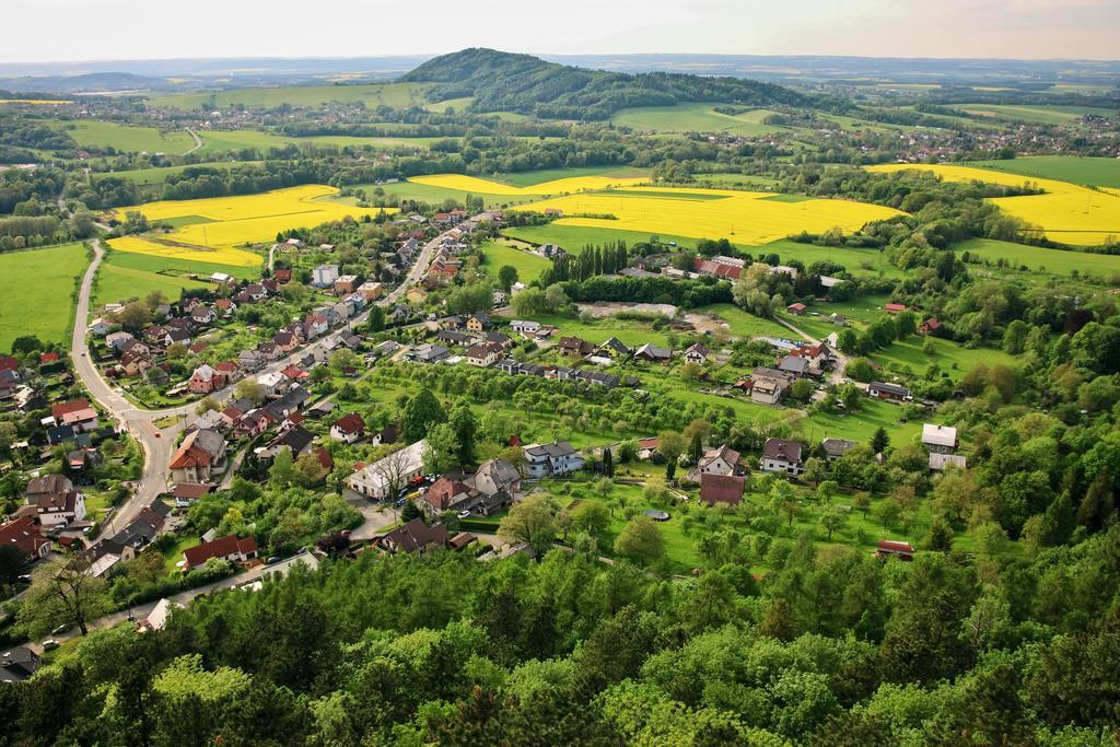 Vista aérea de Stramberk, en la República Checa
