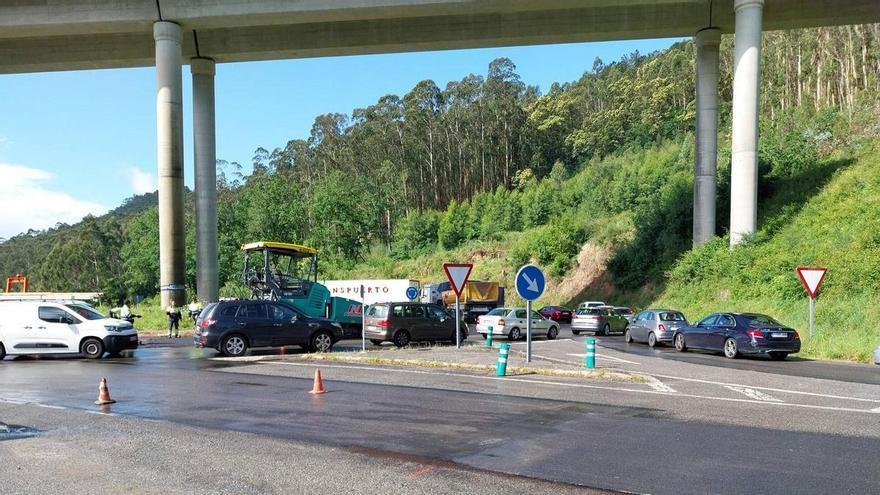 El reasfaltado de la PO-551 en O Morrazo llega por fin al tramo de Cangas