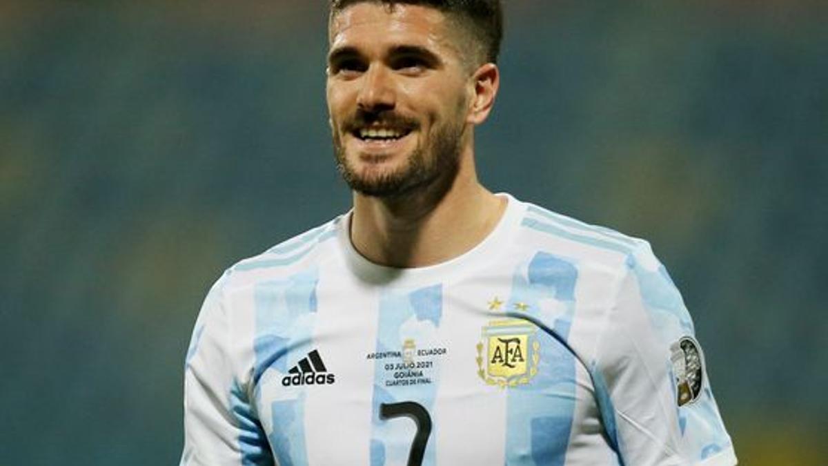 Rodrigo De Paul con Argentina