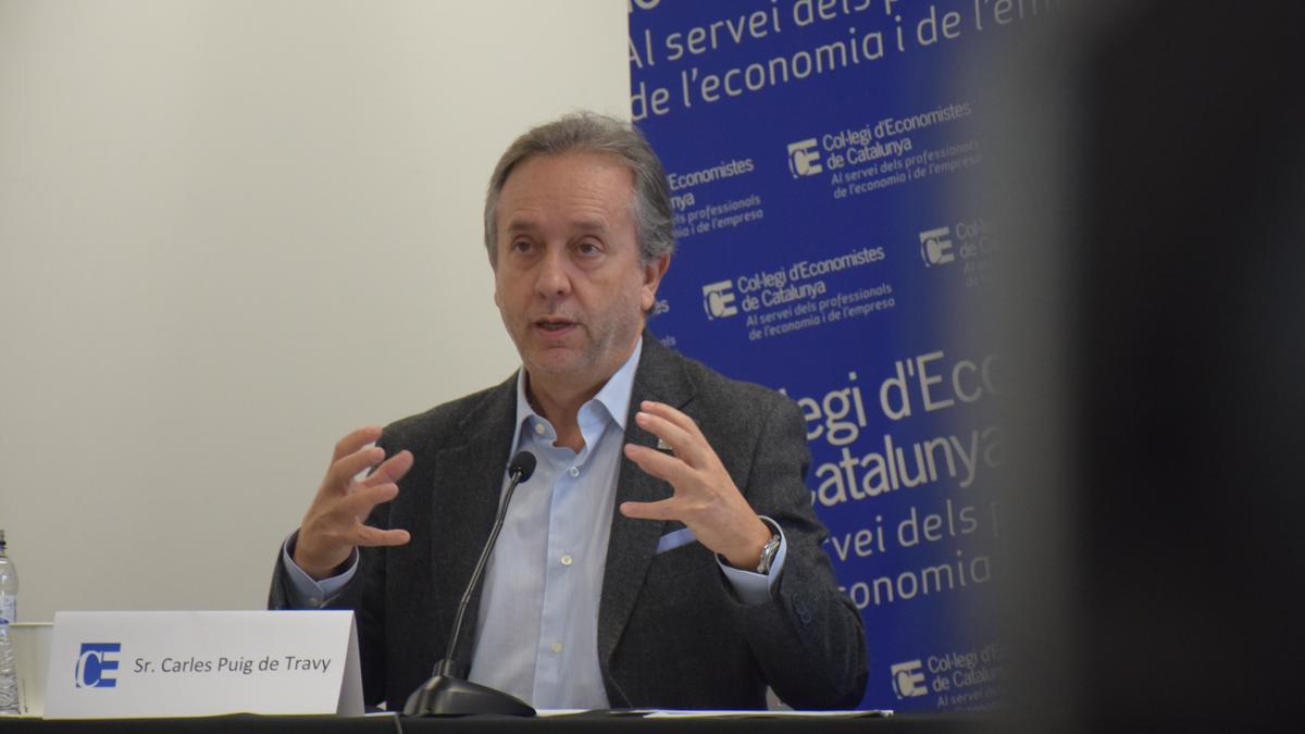 Carles Puig, degà del  Col·legi d'Economistes de Catalunya