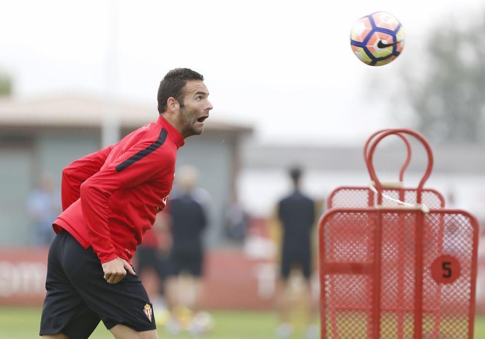 Entrenamiento del Sporting de Gijón