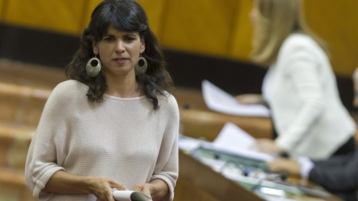 La líder andaluza de Podemos, Teresa Rodríguez, en una imagen de archivo.