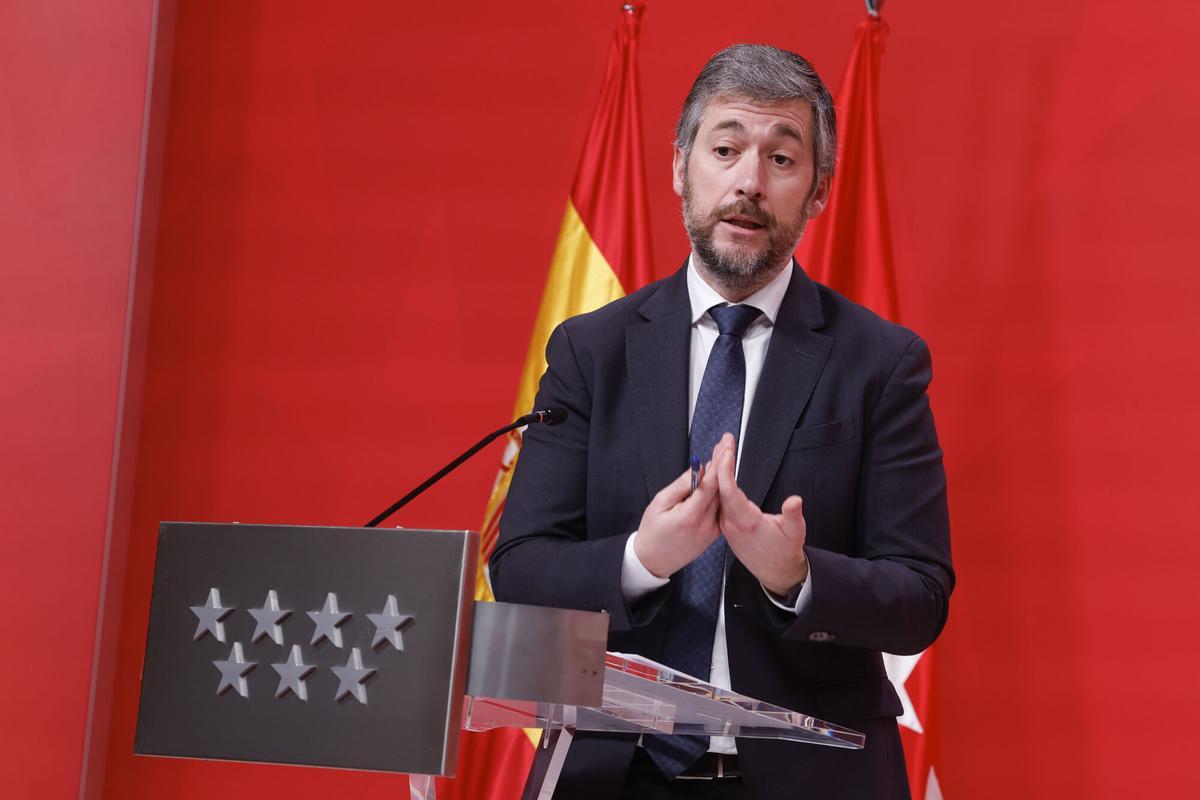 El consejero de Presidencia, Justicia y Administración Local de la Comunidad de Madrid, Miguel Ángel García.