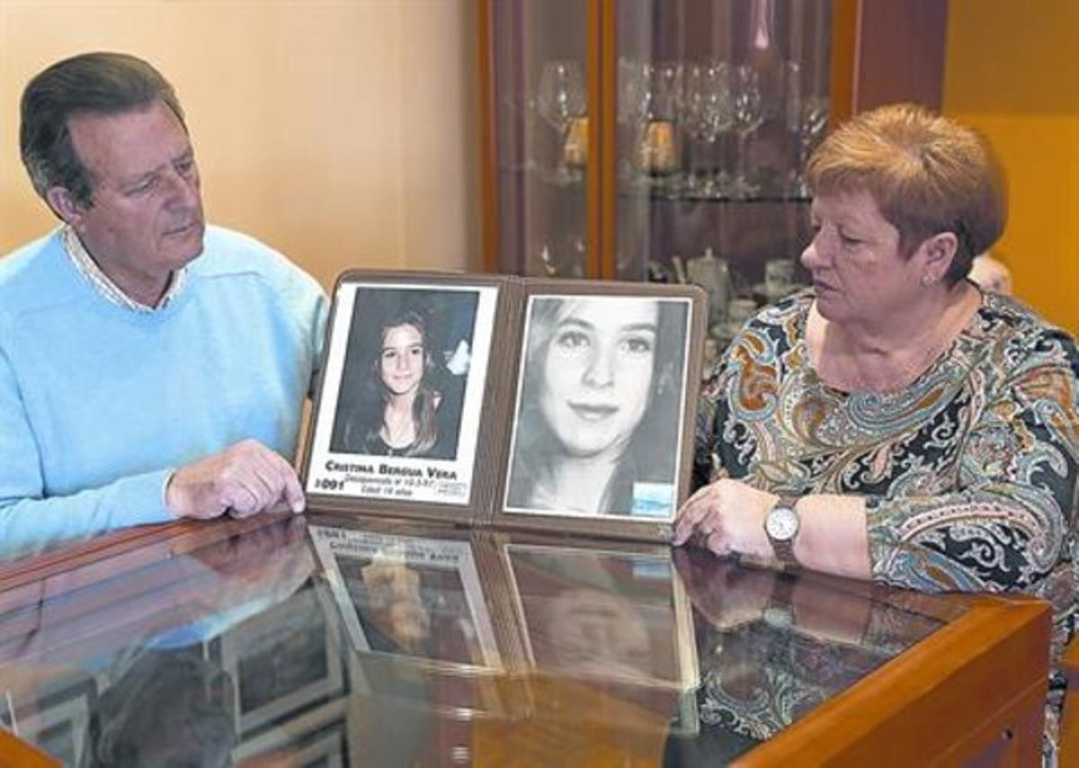 Los padres de Cristina Bergua, desaparecida hace 19 años..