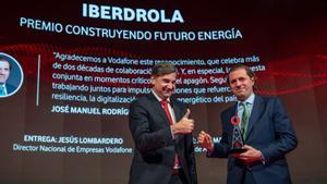 Iberdrola, Aqualia i Moeve, premiats per Vodafone