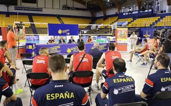 Presentación del Preeuropeo Masculino de Voleibol