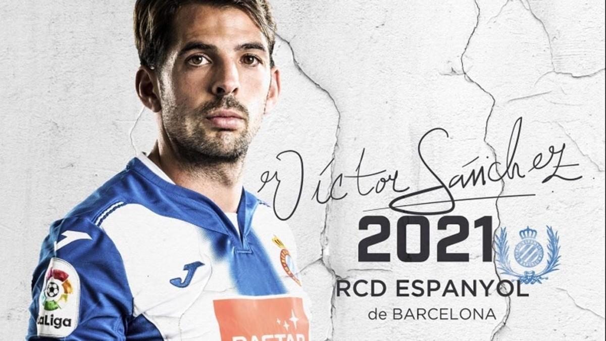 Víctor Sánchez seguirá en el Espanyol hasta 2021