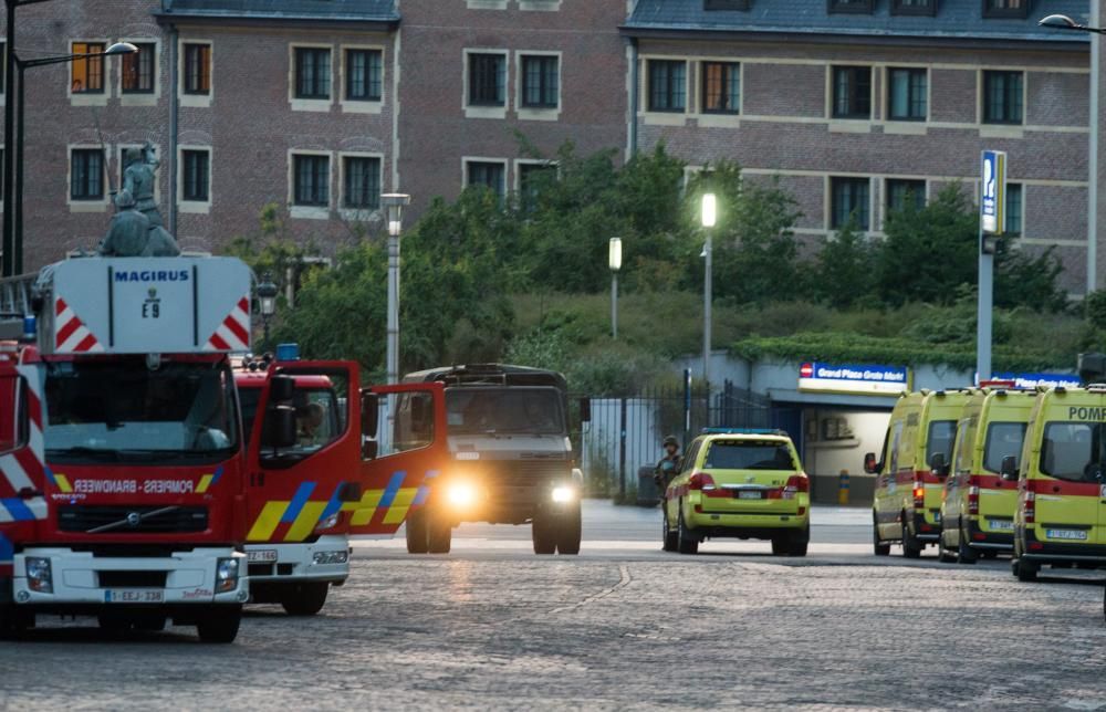 Explosión en la estación central de Bruselas