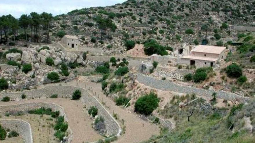 Zona donde se ubicaba el monasterio de La Trapa