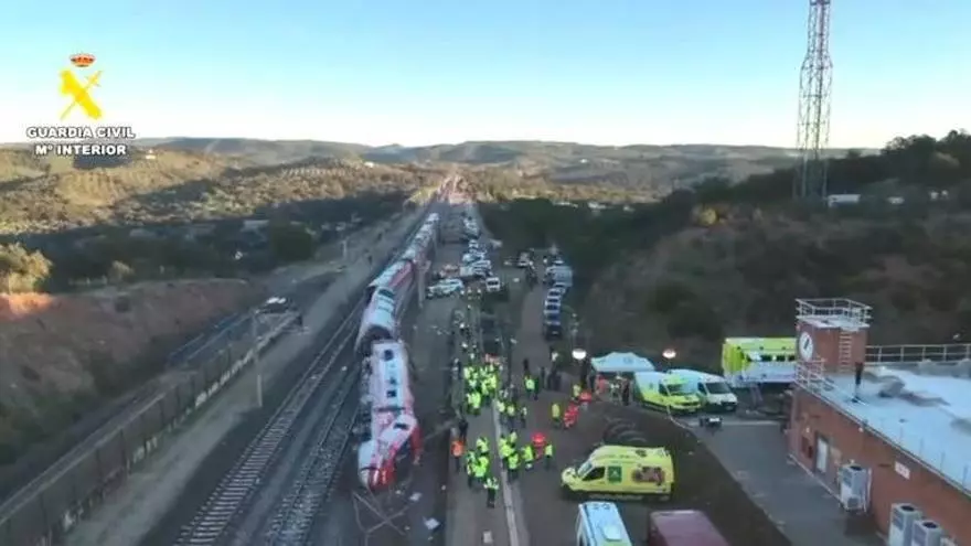 Imágenes aéreas de la Guardia Civil