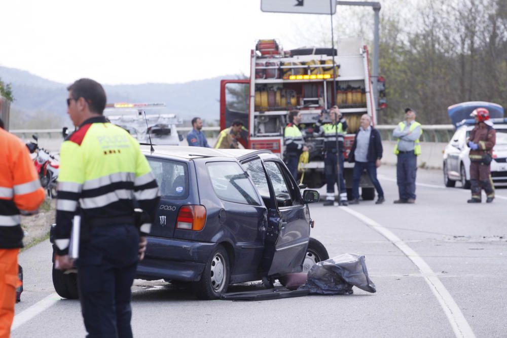 L''accident ha obligat a tallar la C-35 durant una estona