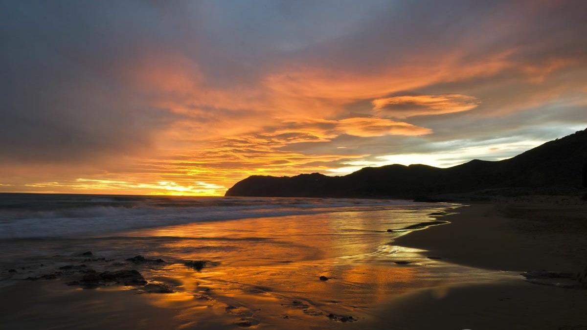 Atardecer en el Parque Regional de Calblanque