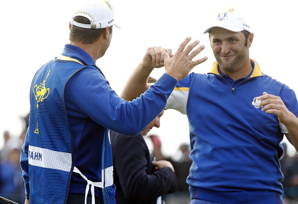 El equipo europeo celebra su victoria en la Ryder Cup