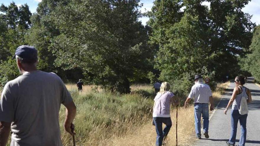 Los vecinos recorren una carretera y los valles próximos en busca de algún indicio sobre el paradero de Felisa, la mujer que aparece sobre estas líneas en una foto difundida por la Guardia Civil.