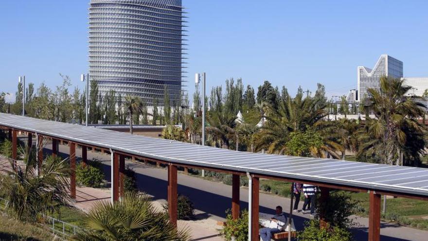 La Torre del Agua se encuentra en desuso desde la celebración de la EXPO 2008. | EL PERIÓDICO