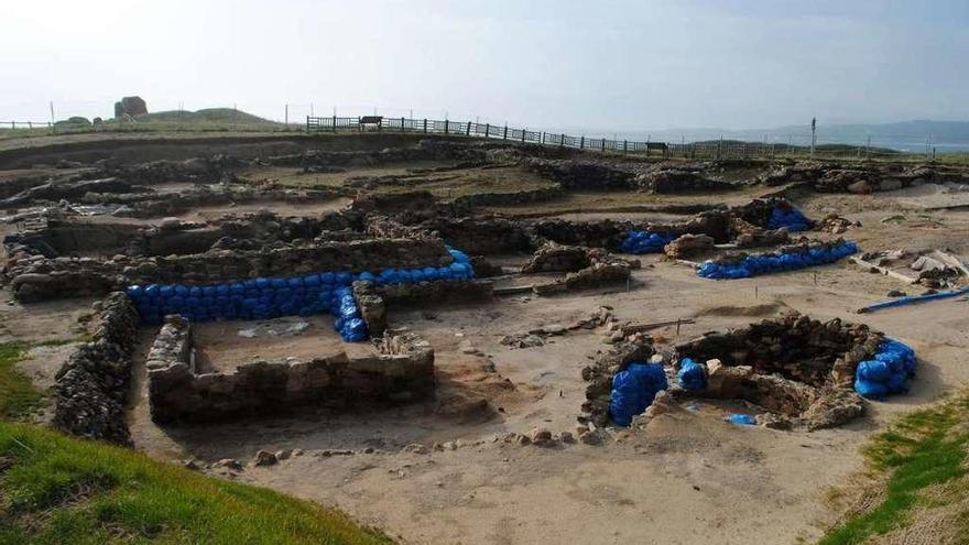 El yacimiento arqueológico de A Lanzada. // Muñiz