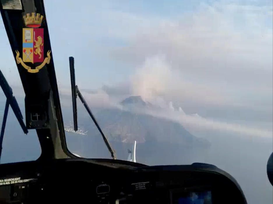 Erupció del volcà Stromboli