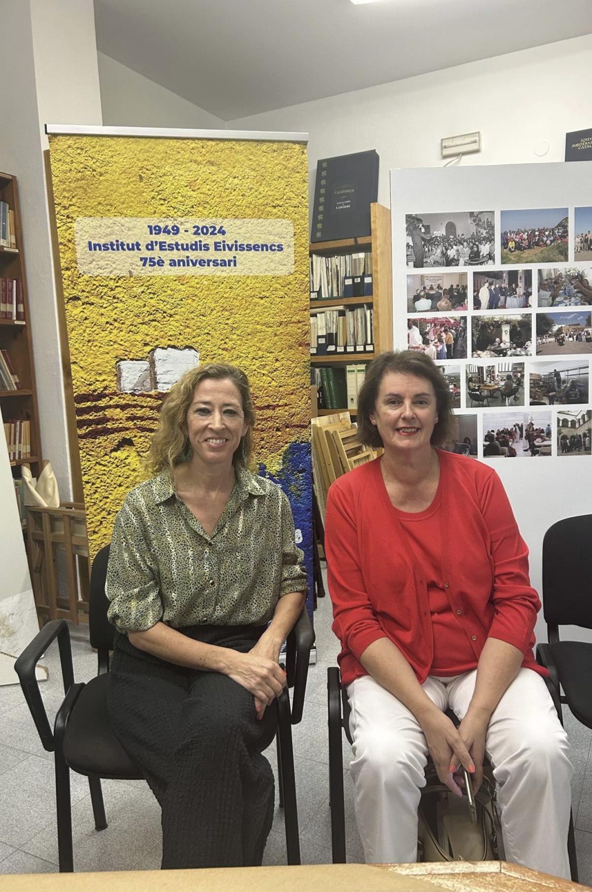 La noruega Anja Lund i la mallorquina Margalida Pons.|  | CARLA TORRES JUAN