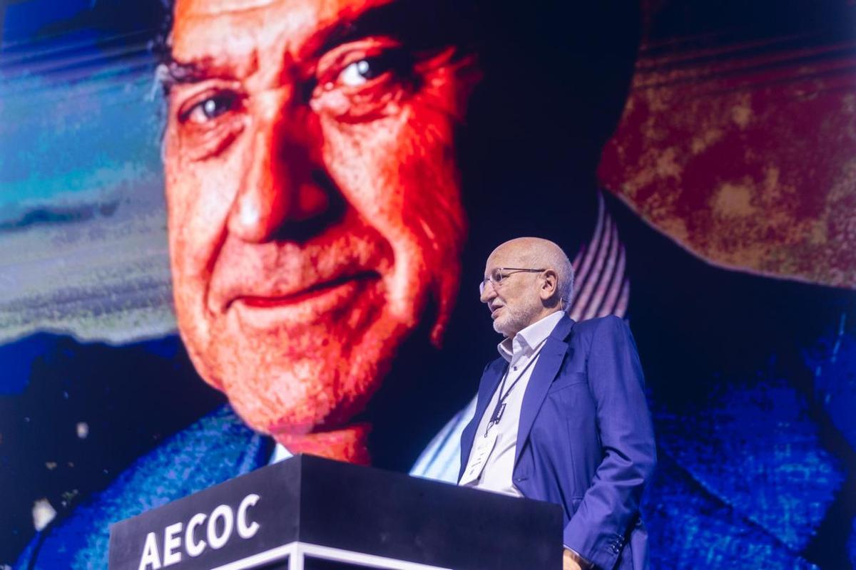 Juan Roig, en un momento de su intervención.