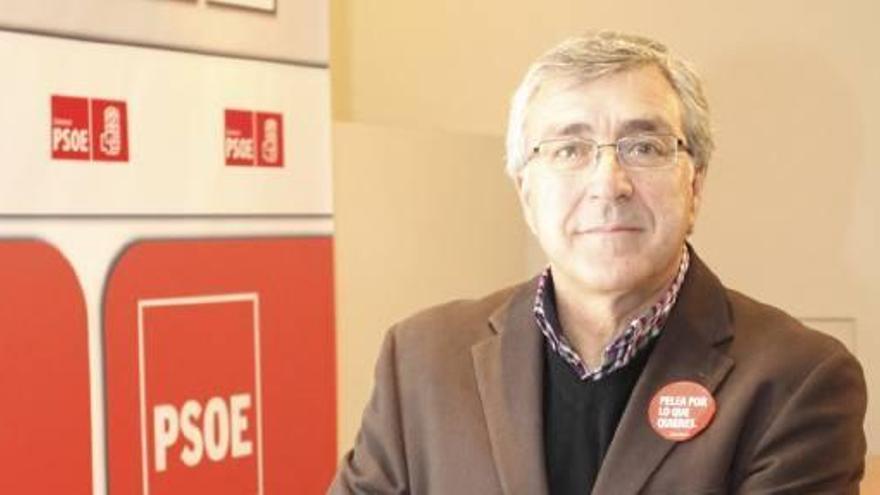 José Fernández Blanco, en la sede del PSOE en Zamora.