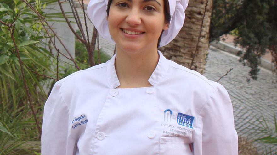 La joven cocinera de la Escuela de Benahavís, María Ángeles García Roldán.
