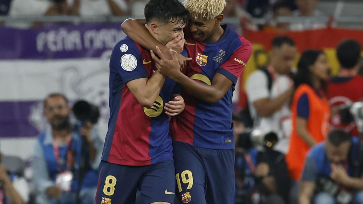 La alineación del FC Barcelona frente al Inter