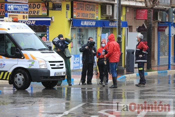 Temporal en Murcia: Los efectos de las lluvias en Los Alcázares y Cartagena