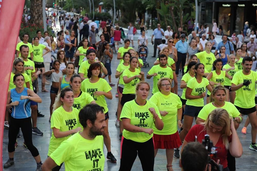 Zumba en la Avenida Libertad