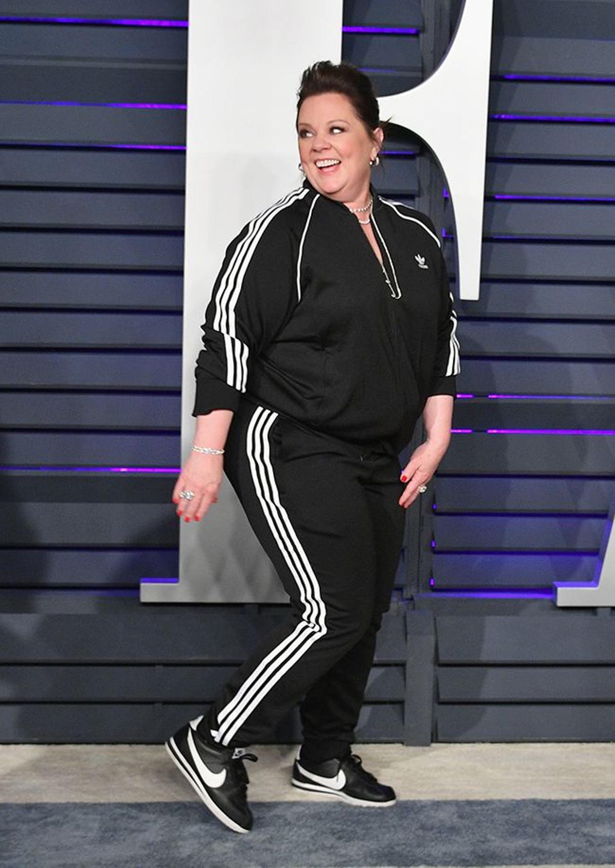 Melissa McCarthy a su llegada a la fiesta de Vanity Fair en los Oscar 2019