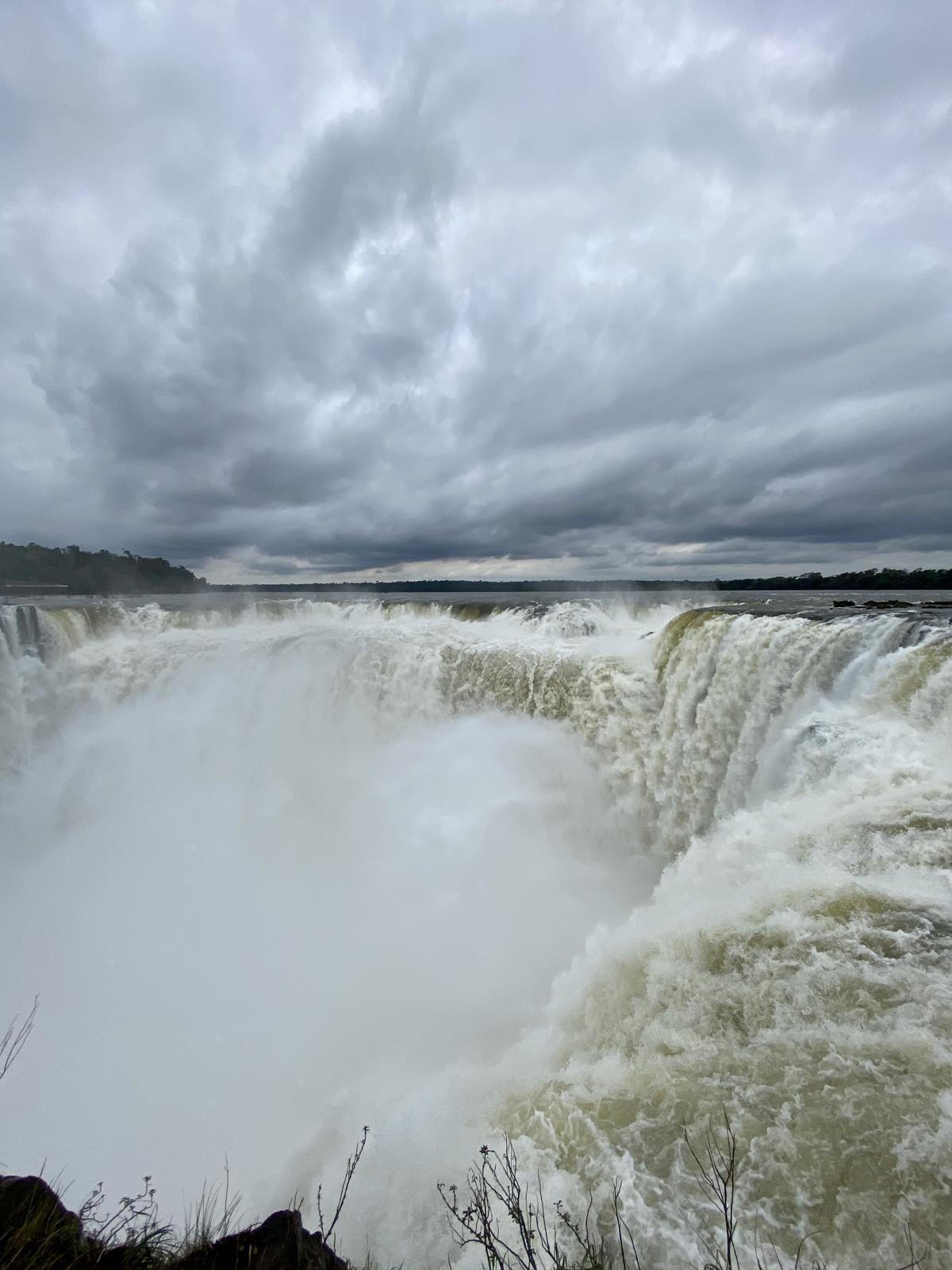 La Garganta del Diablo, en las cataratas de Iguazú.