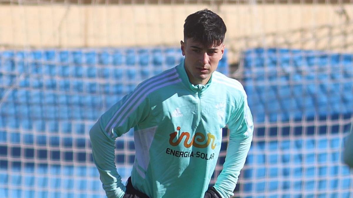 Primer entrenamiento de Rodri Alonso con el Albacete