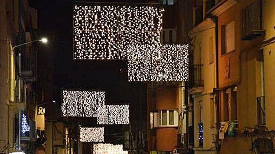 Enllumenat de Nadal a Berga l&#039;any passat