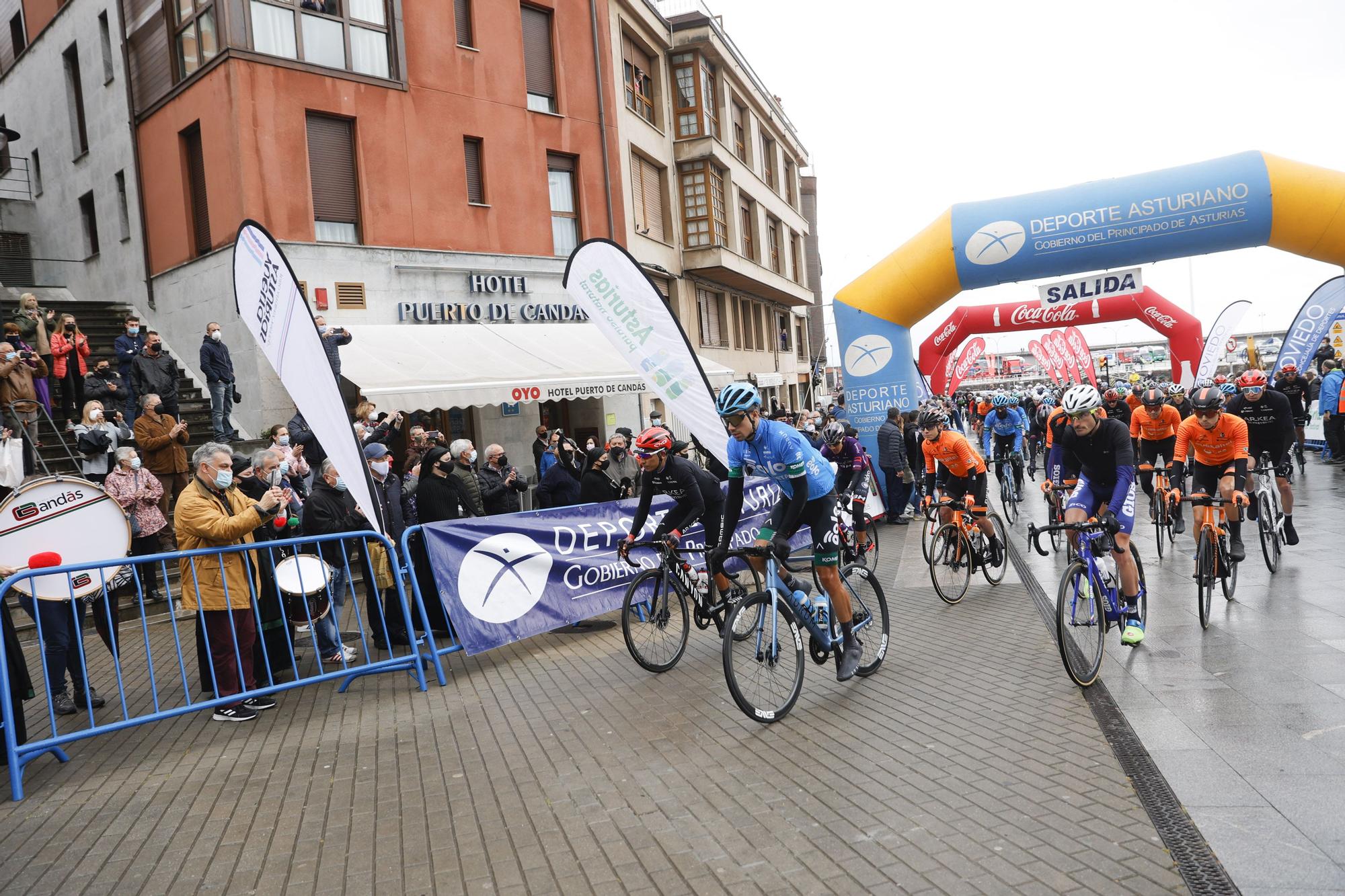 La segunda etapa de la Vuelta Ciclista a Asturias, en imágenes