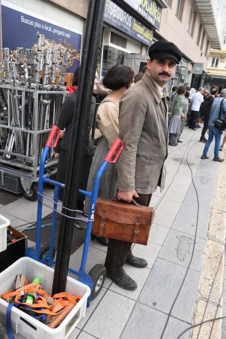 Rodaje de ''La sombra de la ley'' en A Coruña