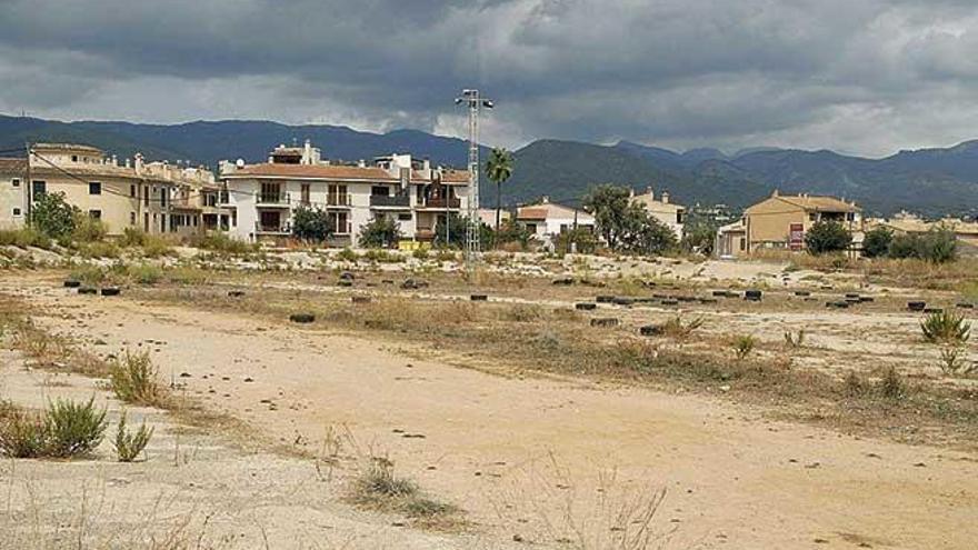 Imagen actual de los terrenos donde se ubica Sa Voltadora, en el municipio de Santa Maria.
