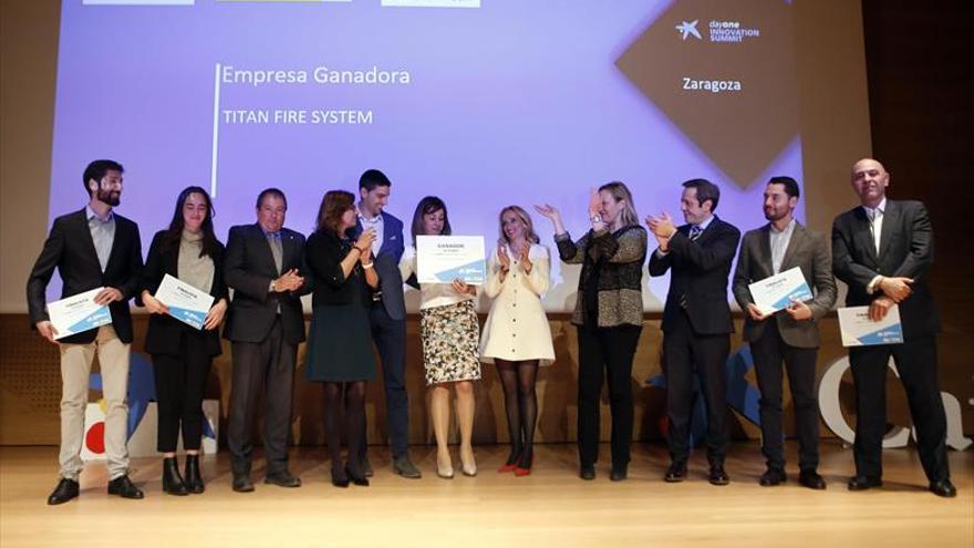 Titan Fire System gana el premio Emprendedor XXI de Aragón