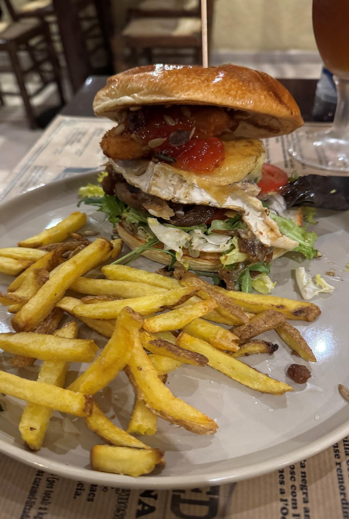 Una hamburguesa que serveixen a Big Joe.