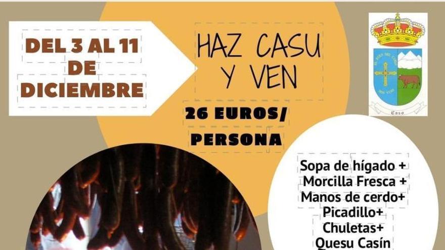Caso celebra sus jornadas gastronómicas de la matanza hasta el día 11
