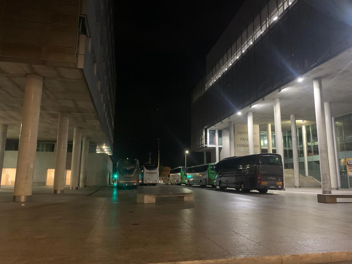 Buses en Mar de Vigo.