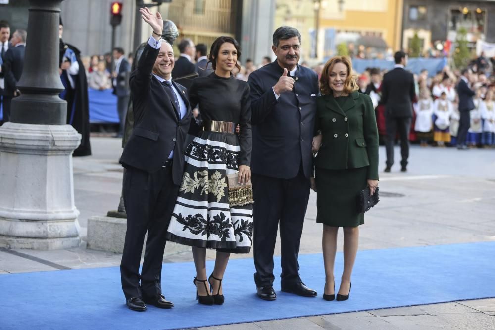 "La alfombra azul de los premios "Princesa de Asturias" 2016"