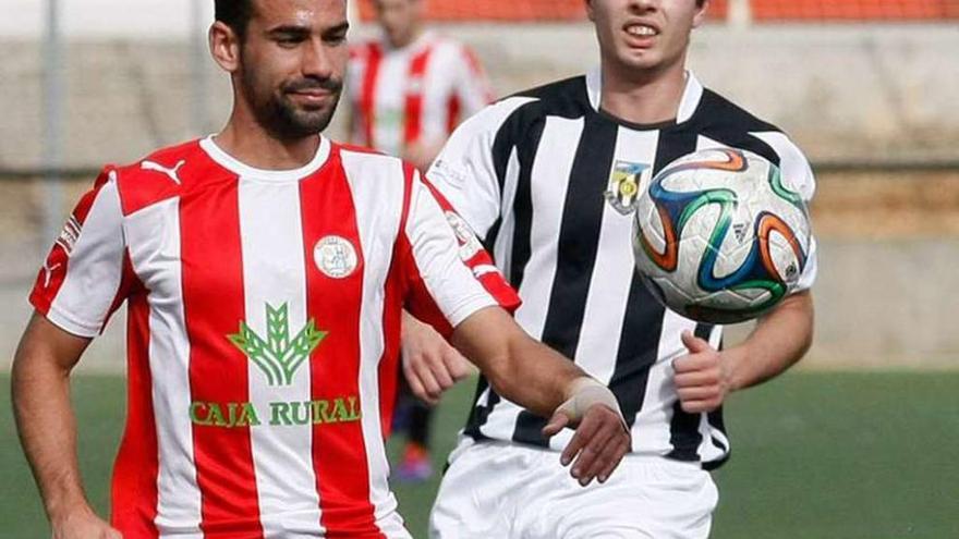 Viti, durante un partido con el Zamora B.