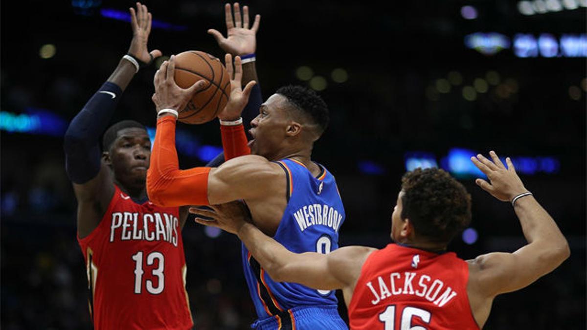 Los Pelicans se imponen a los Thunder