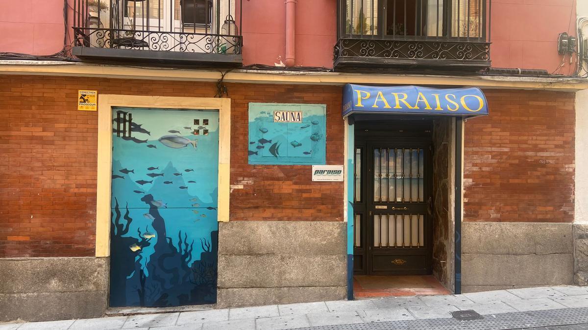La Sauna Paraíso, en la calle Norte 15 de Madrid.