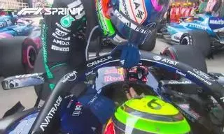 Momento tenso en Shanghái: Hadjar rechaza el apretón de mano de Antonelli tras su polémico toque