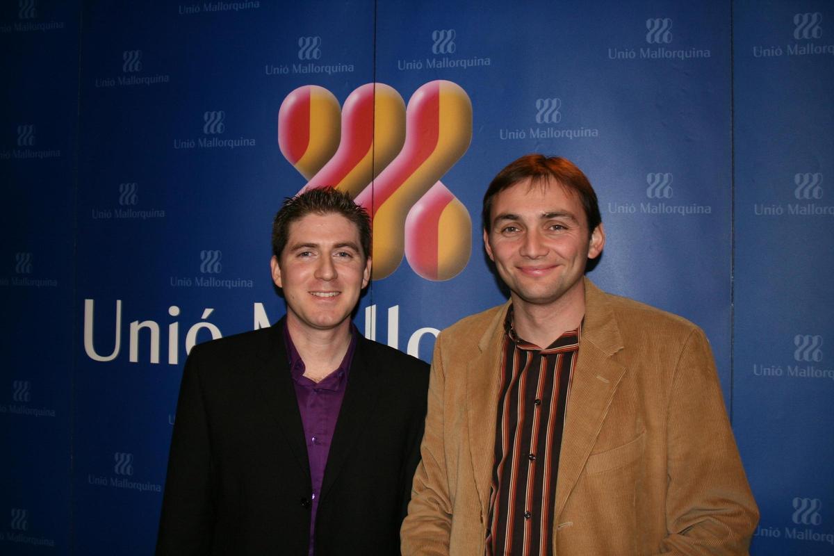 Guillem Ginard y Damià Nicolau, secretario general de UM (2006)