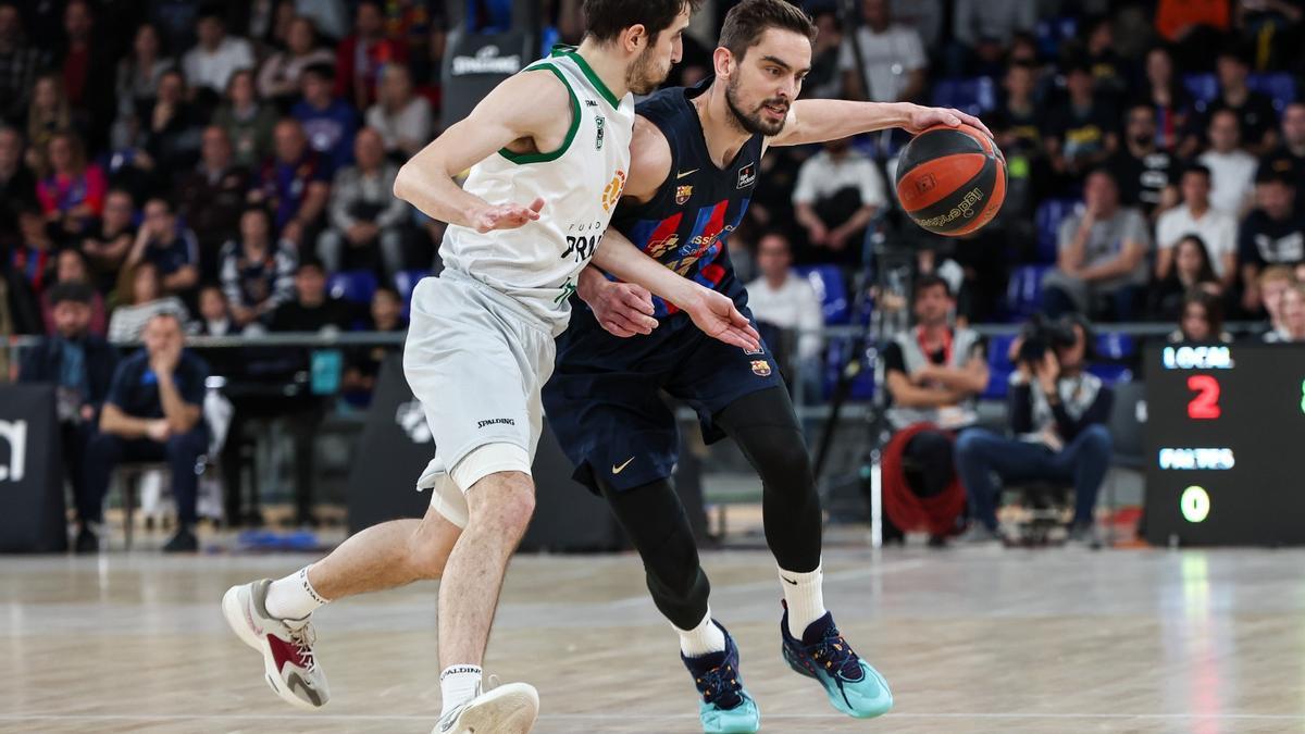 Satoransky, en una acción del partido ante el Joventut