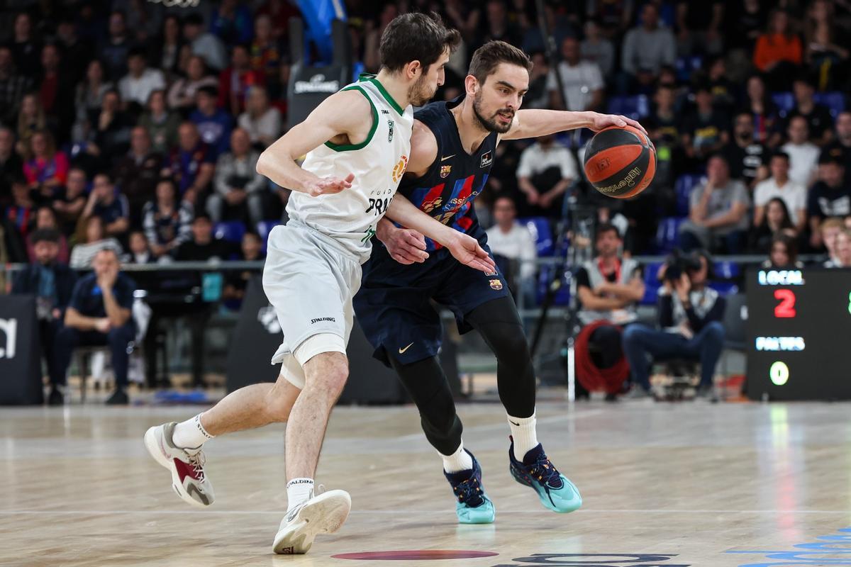 Satoransky, en una acción del partido ante el Joventut