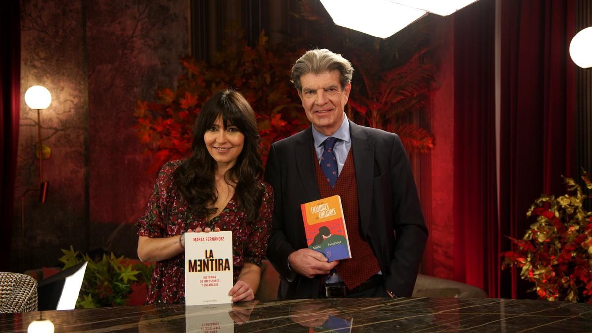 Juan Bolea entrevista a Marta Fernández Vázquez en el primer programa.