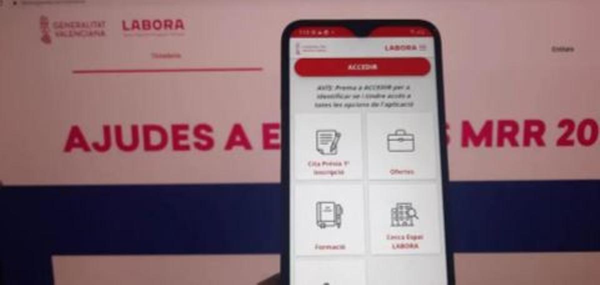 En la APP GVA Punt Labora tienes disponible una versión de la plataforma adaptada a dispositivos móviles