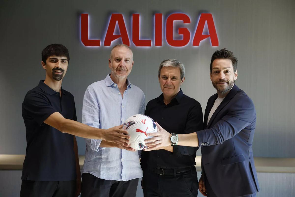 Día de la presentación del nuevo balón conectado en LaLiga EA SPORTS